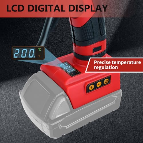 Cordless Hot Glue Gun for Milwaukee 18V Battery, 100W Wireless - Image 4