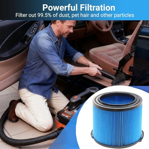 Replacement for VF3500 Ridgid Shop Vac Filters 4 Gallon, 3-Layer - Image 8