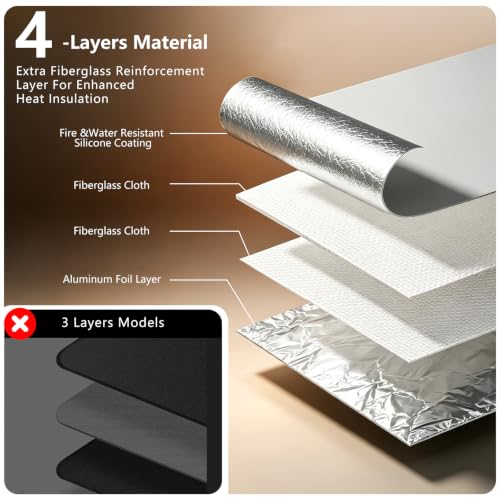 BBMars 3 Pack Fireproof Waterproof Document Bag, Zipper Money - Image 6