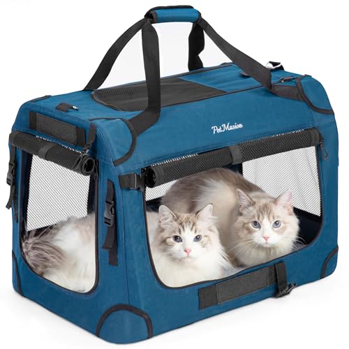 Extra Large Cat Carrier for 2 Cats, Collapsible Soft Sided - Image 2