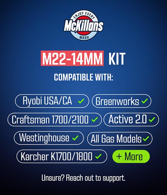McKillans® 2025 Automatic M22-14mm Pressure Washer Quick Connect - Image 4
