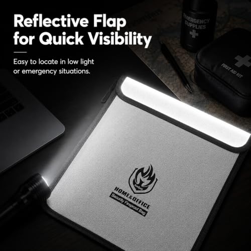 Andyer 4 Pack Fireproof Document Bags (5200℉), Waterproof - Image 5