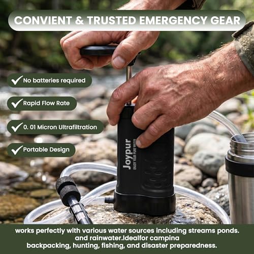 Camping Water Filter Pump Water Filtration System | Travel Essentials - Image 4