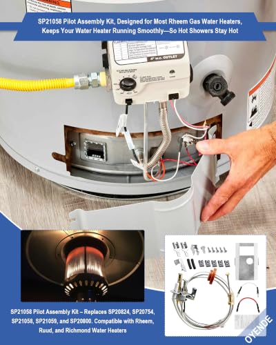SP21058 for Rheem Pilot Assembly Kit for Rheem Water Heater Parts - Image 3