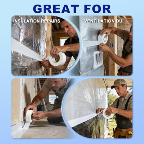 Vapor Barrier Tape 4" x180' 2 Roll Waterproof Seam Tape - Image 6
