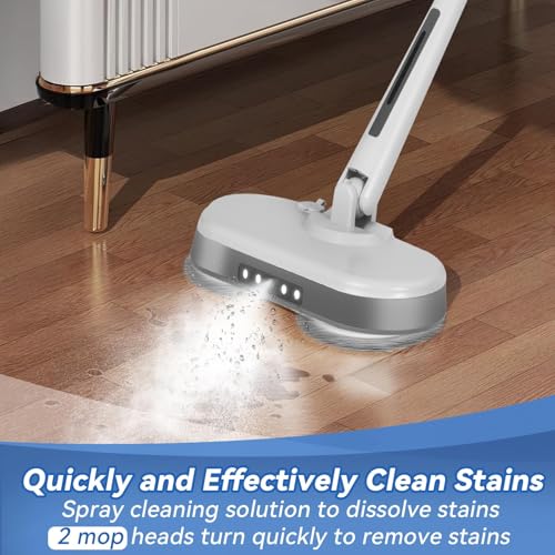 Cordless Electric Mop, Electric Spin Mop with LED | Home Organization - Image 3