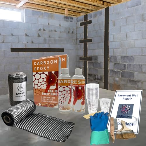 10 ft. Carbon Fiber Basement Wall & Foundation Crack | Home Repair - Image 2