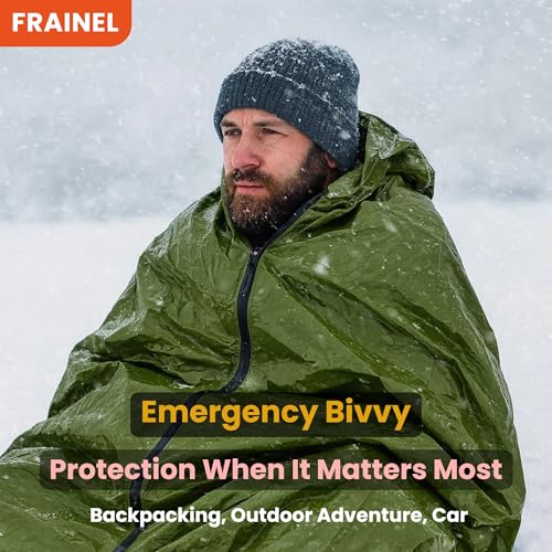 Emergency Sleeping Bag Bivy Sack. Reflective Thermal Shelter. - Image 3
