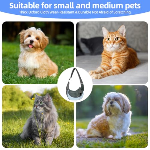 Dog Sling Carrier, Mesh Breathable Puppy Sling with Soft - Image 8