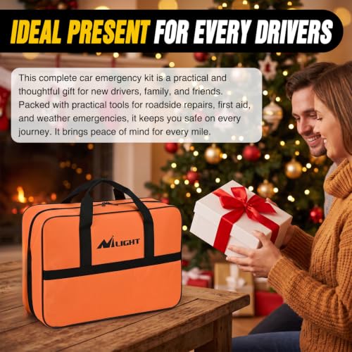 Nilight Car Emergency Kit with Jumper Cable, First Aid Kit - Image 7