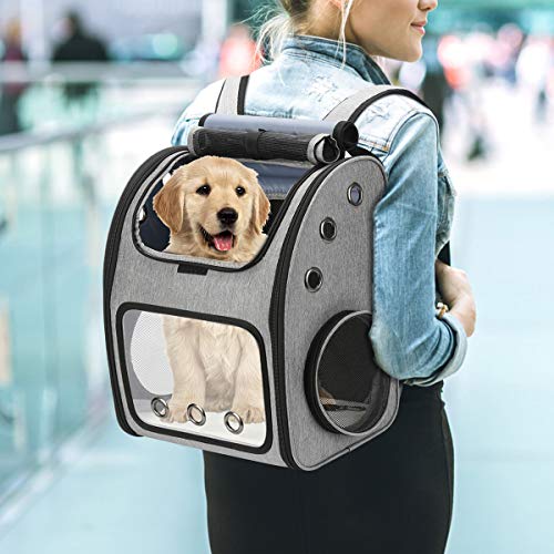 Expandable Cat Carrier Backpack, Large Space,Airline Approved, XL - Image 8