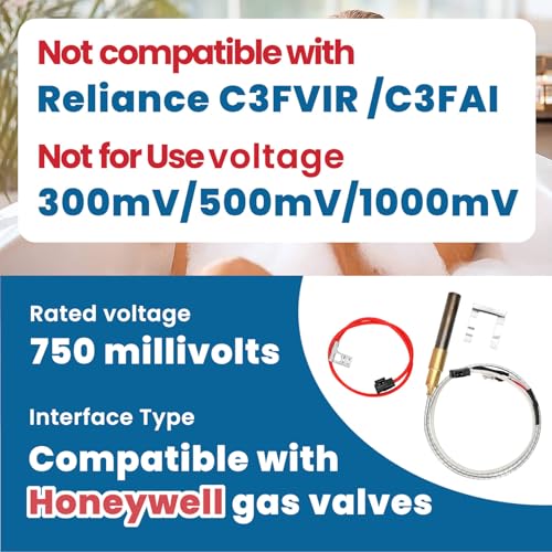 750 Mv 100112328 Thermopile Compatible with Reliance, Whirlpool - Image 5