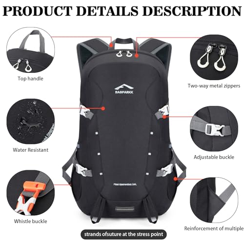 35L Ultra Lightweight Foldable Packable Hiking Backpack - Image 6
