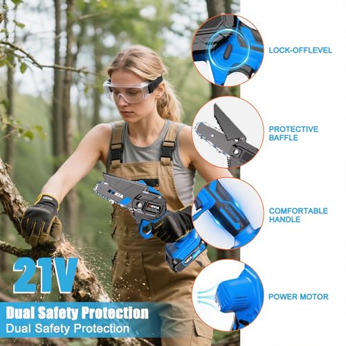 Mini Chainsaw, 20V Cordless 4 Inch - Image 7