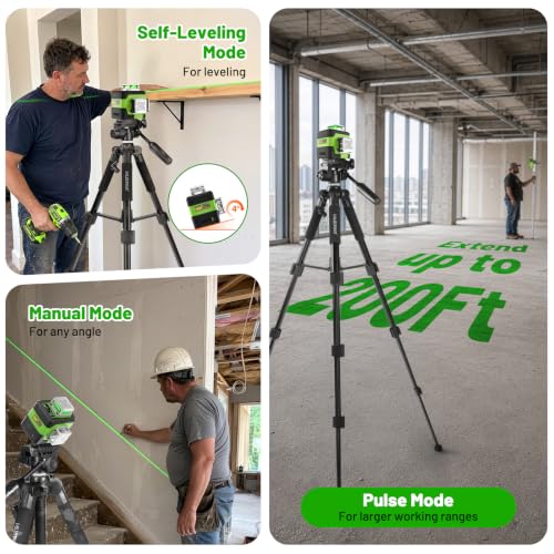 HUEPAR Laser Level 3 x 360° High Brightness Self Leveling - Image 6