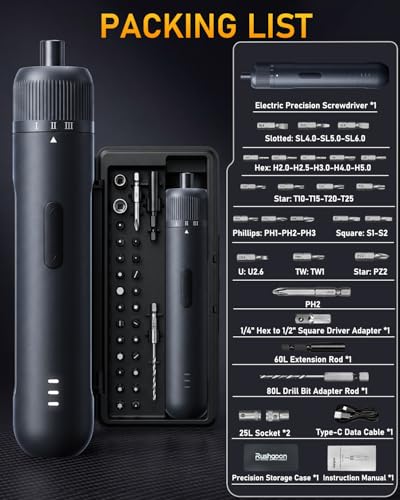 26-Piece Upgraded Cordless Electric Screwdriver Set - Image 8