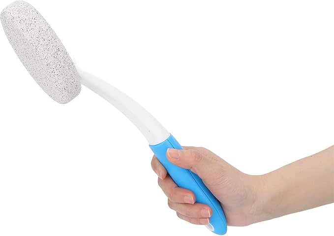 Pumice Stone Cleaning Brush, Hard Water Wand Pumice Stone Toilet Bowl Cleaner, , Hard Water Toilet Bowl Ring Remover Cleaner for Household Sink Pool Bathroom Kitchen