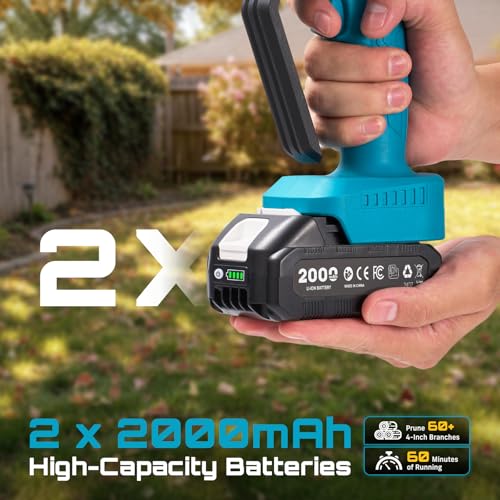 SEESII 6 Inch Mini Electric Chainsaw Cordless Battery Powered - Image 6