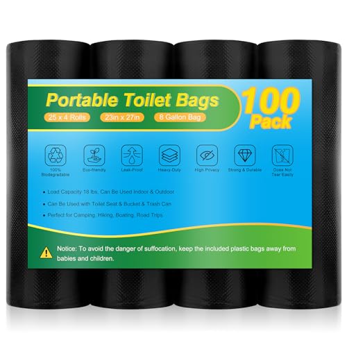 Portable Toilet Bags - 8 Gallon Camping Toilet Bags - Image 2