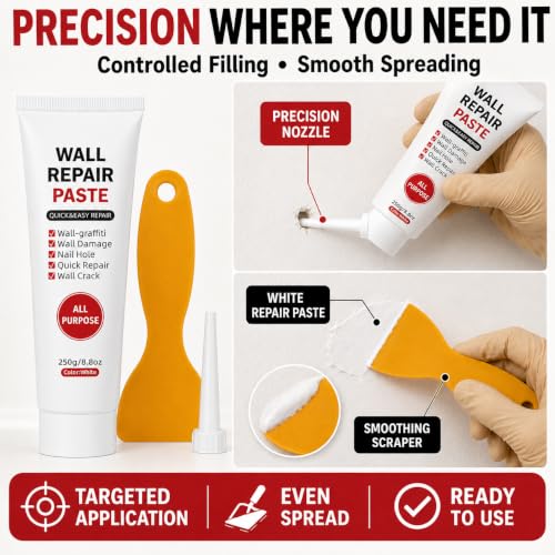 Drywall Repair Kit, Wall Repair Paste for Nail Holes & | Home Repair - Image 8