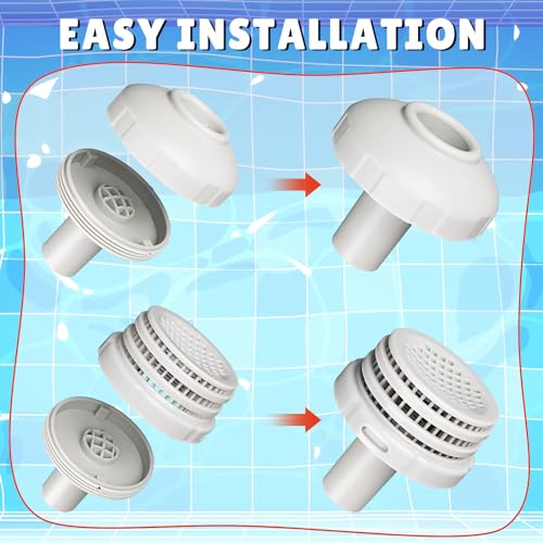 Tujoe 8 Pcs 25022e Swimming Pool Water Jet Connector Kit 1.25 - Image 6