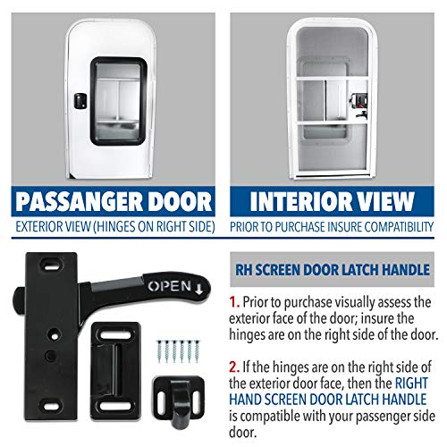 RV- Screen Door Latch Right Hand Handle Kit - Camper - Image 3