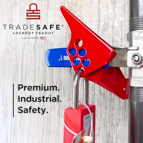 TRADESAFE Ball Valve Lockout Device for 1/4 inch to 1 inch Pipe - Image 7