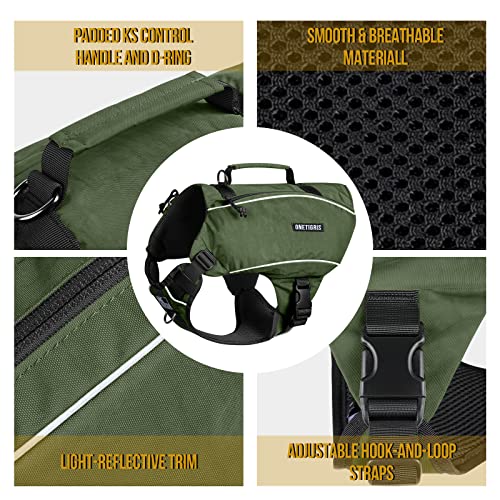 ONETIGRIS Y-Shaped Dog Backpack with Handle, Pockets & No - Image 4