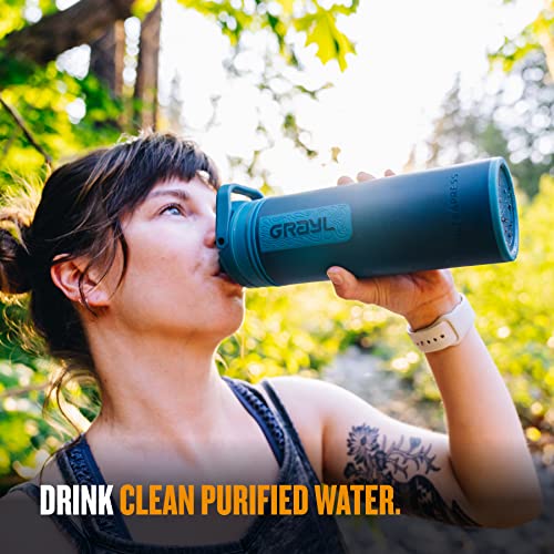 GRAYL UltraPress 16.9 oz Water Purifier & Filter Bottle, Forest - Image 6