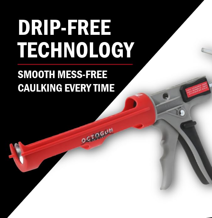 Newborn Octogun 208D Drip-Free Caulk Gun - Integrated | Home Repair - Image 4
