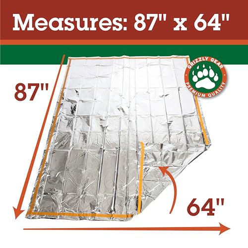 Emergency Thermal Mylar 2 Person Sleeping Bag, 1 PK Ultra Compact - Image 3