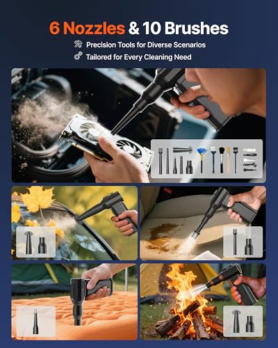 Compressed Air Duster, 130,000RPM Ultra-Powerful Electric Air - Image 6