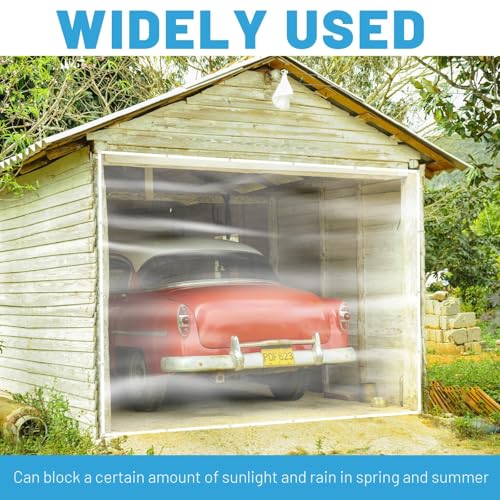 1 Pcs 20 Mil 4x6 ft Clear Vinyl Tarp, Waterproof with Grommets - Image 7