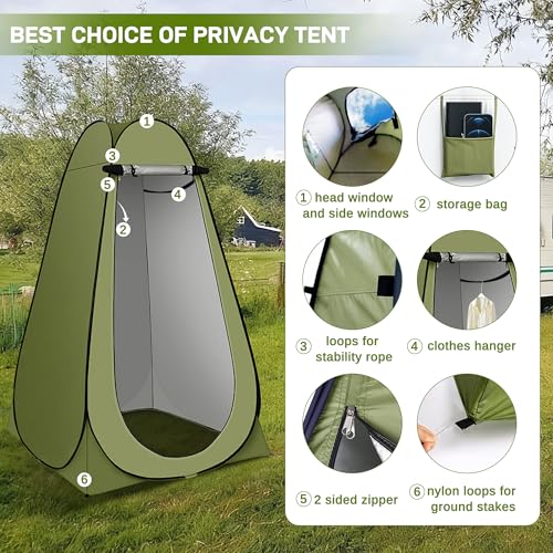 Portable Camping Shower Kit, Outdoor Camp Shower Pump - Image 7