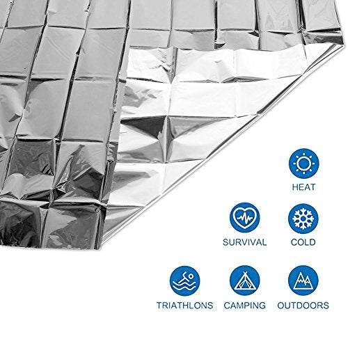 Emergency Mylar Blankets - 84" X 52"(4 Pack) - Image 7