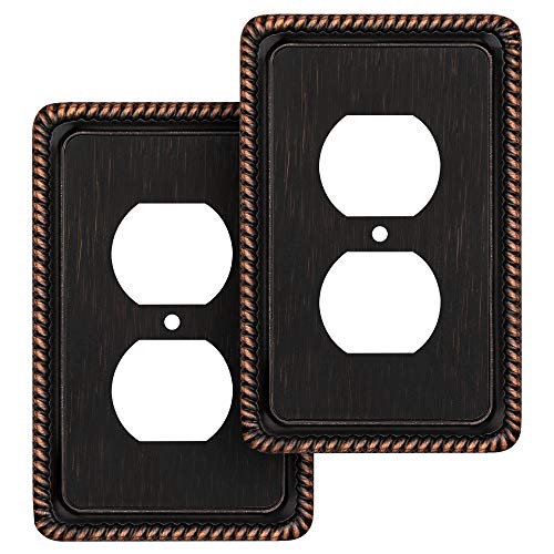 Rope Edge Decorative Wall Plate Switch Plate Outlet Cover - Image 2
