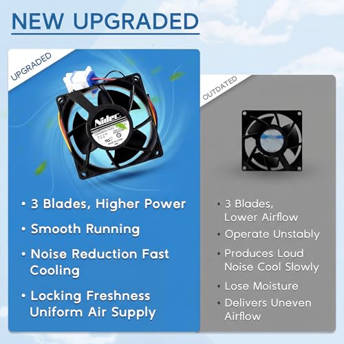 WR60X26866 OEM Refrigerator Evaporator Fan Motor for GE - Image 3