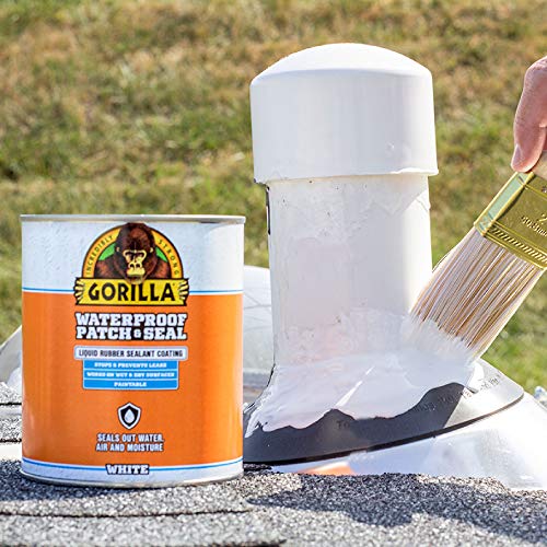 Gorilla Patch & Seal Liquid Rubber Waterproof Sealant, White - Image 4