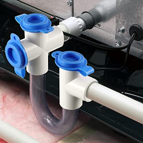 3/4 Inch Standard Condensate Trap with Cleaning Brush, PVC U Trap - Image 7