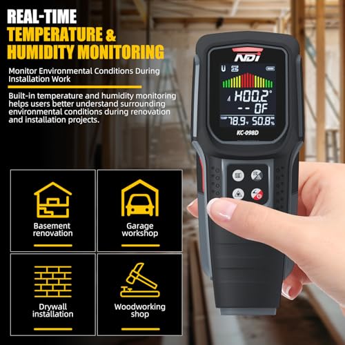 098D 5‑in‑1 Stud Finder Wall Scanner with Laser Liner – | Home Repair - Image 7