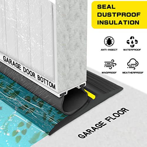 Universal Garage Door Bottom Threshold Seal Rubber Strip | Home Repair - Image 4