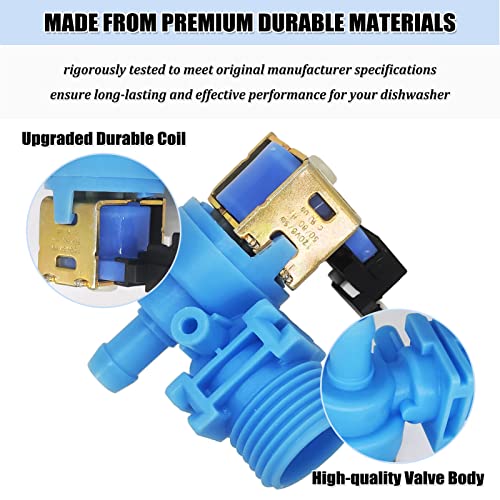 UPGRADED W10327249 WPW10327249 Dishwasher Water Inlet Valve - Image 5