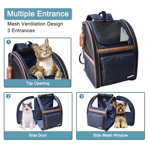 Jespet Pet Backpack Carrier for Small Dog, Soft Car Bed - Image 6