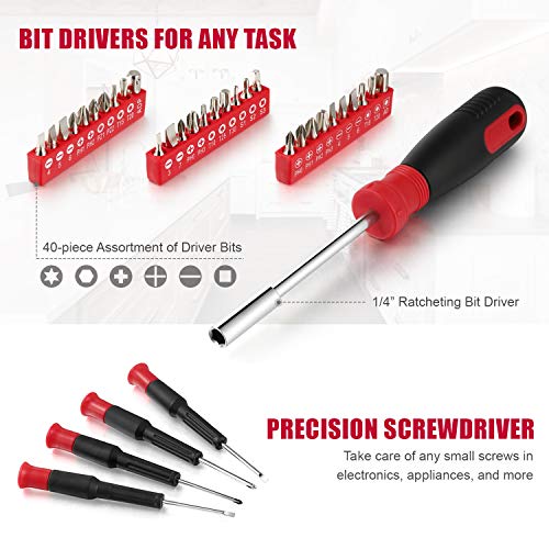 Eastvolt 128-Piece Home Repair Tool Set, Tool Sets for Homeowners - Image 6