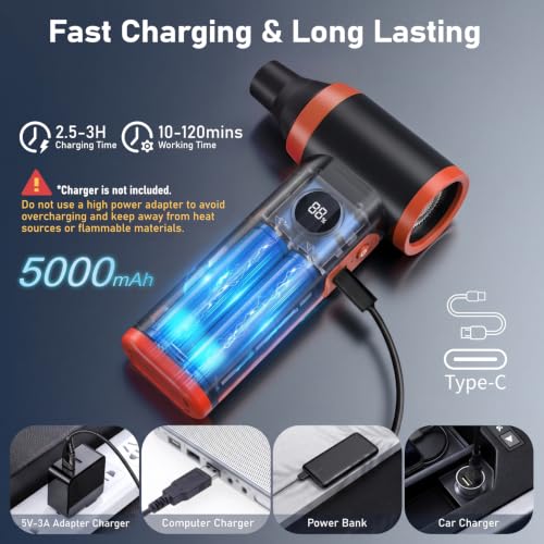 Compressed Air Duster Rechargeable Electric Air Duster - Image 5