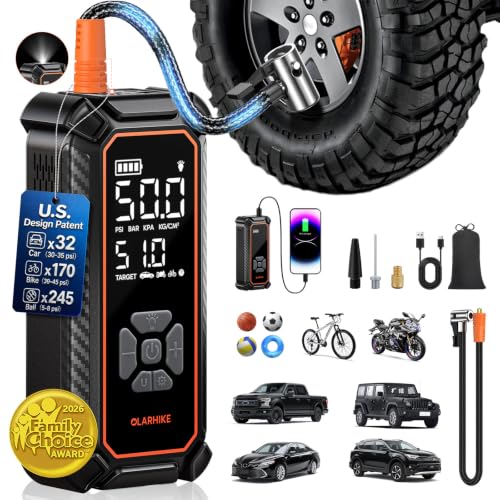 OlarHike Tire Inflator Portable Air Compressor,3X Fast Inflation - Image 2