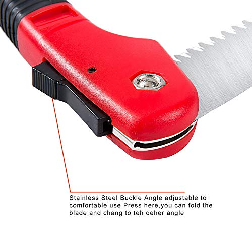 FLORA GUARD 7.7-Inch Folding Hand Saw,7 TPI Staggered - Image 7