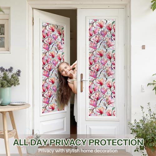 Pink Window Film, Privacy Protection Static Clings - Image 4