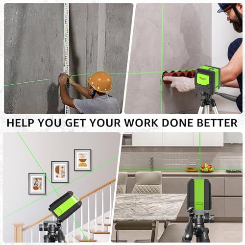 Huepar Laser Level, 100Ft Self Leveling Green Cross Line Laser - Image 5