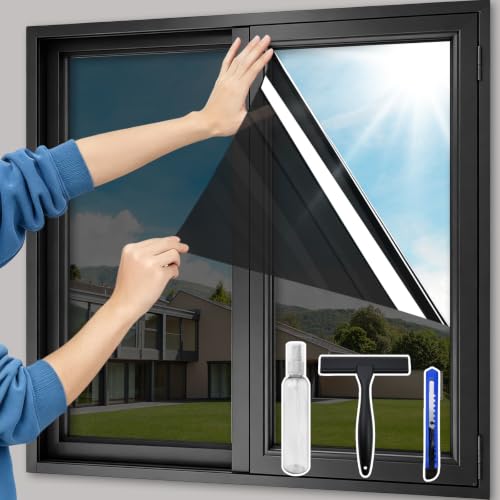 One Way Privacy Window Film Heat & UV Blocking, 17.5In×6.5Ft - Image 2